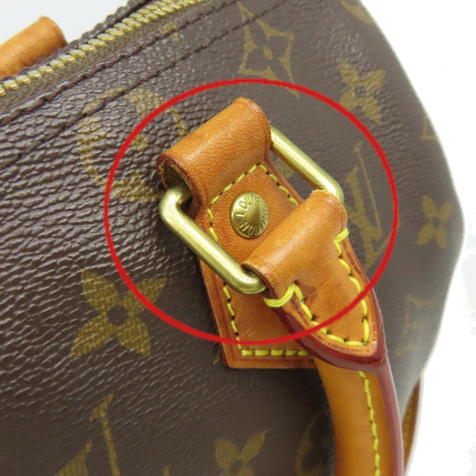 LOUIS VUITTON Monogram Speedy Bandouliere 25金扣手挽肩背兩用袋啡色