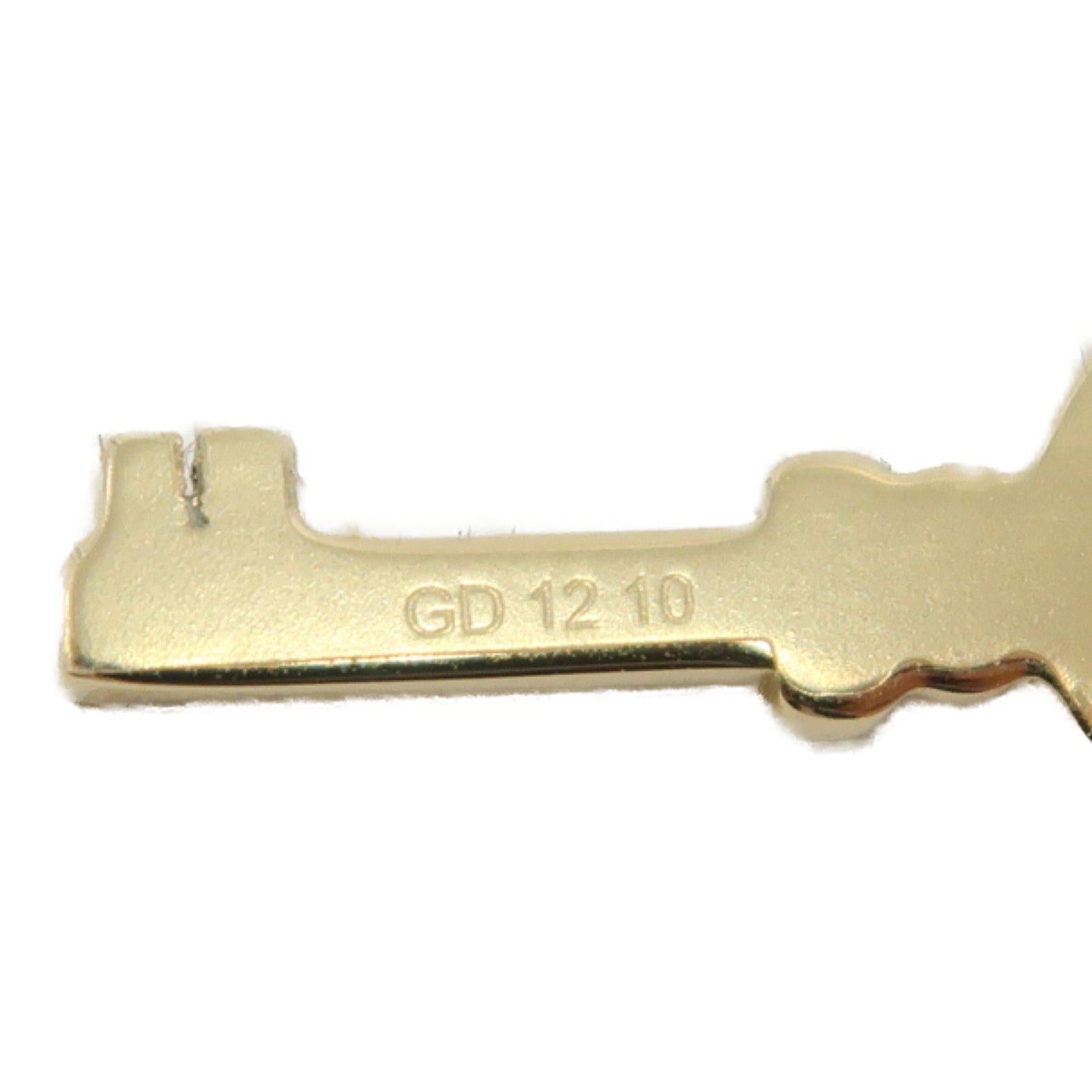 HERMES 水牛角/金屬Amulette Padlock Pendant金扣掛飾啡色