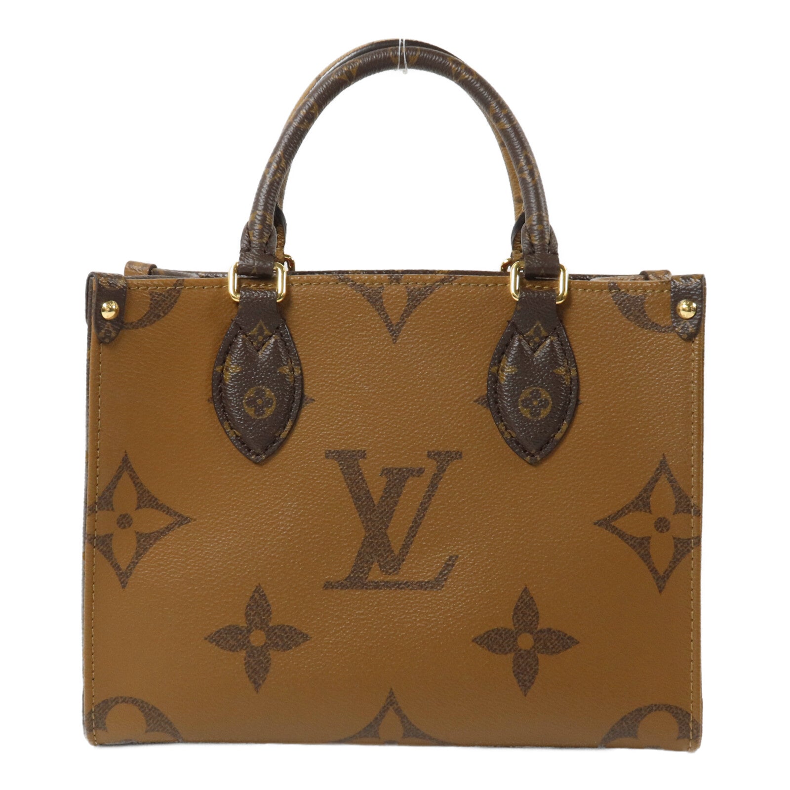 LOUIS VUITTON Monogram Giant On The Go PM手挽肩背兩用袋