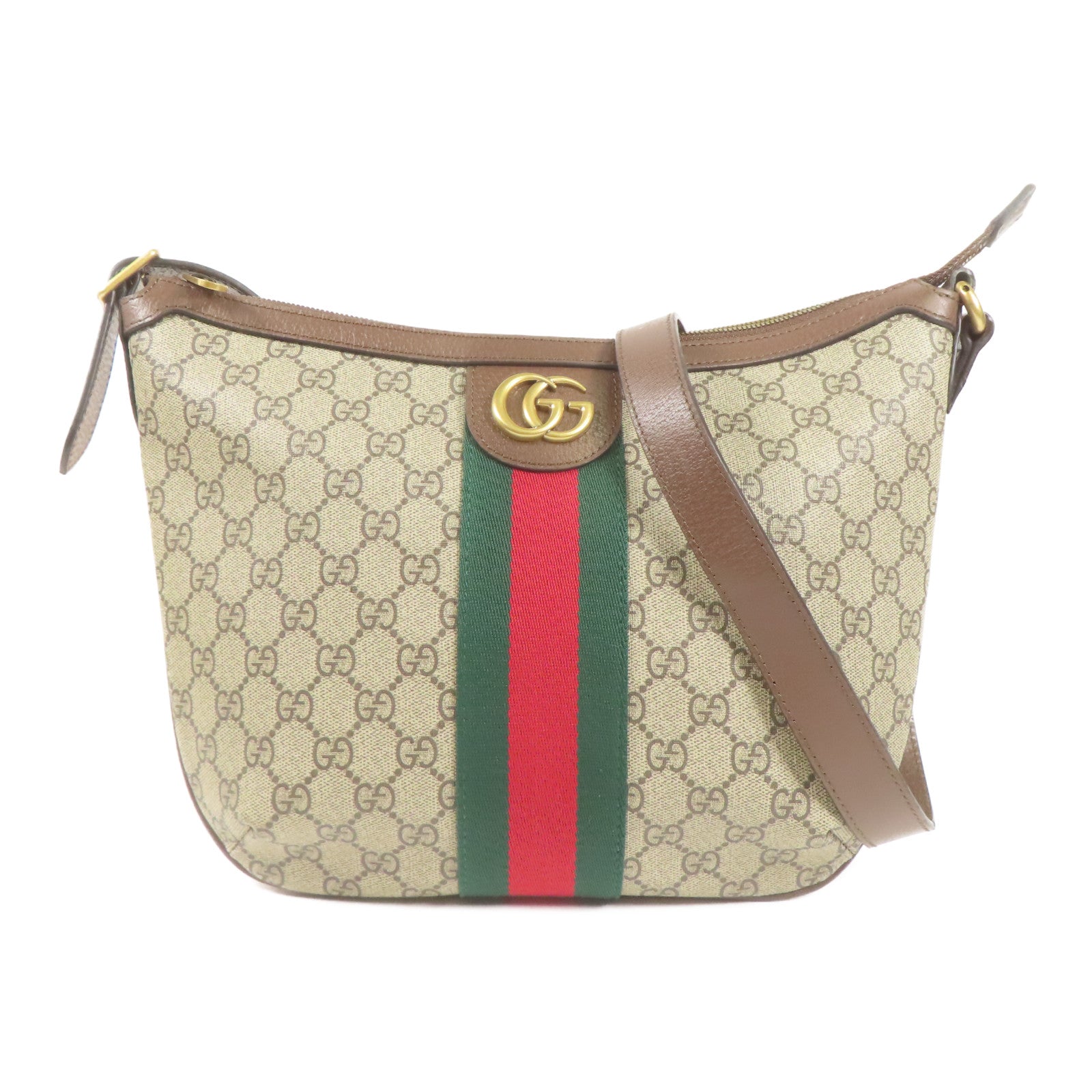 GUCCI 塗層帆布Ophida金扣肩背袋
