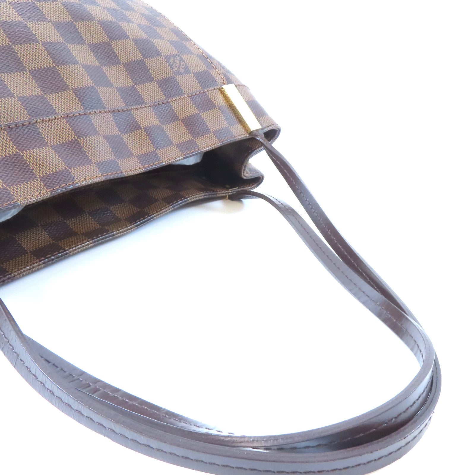 LOUIS VUITTON 【激減優惠】Damier Marylebone PM金扣肩背袋啡色