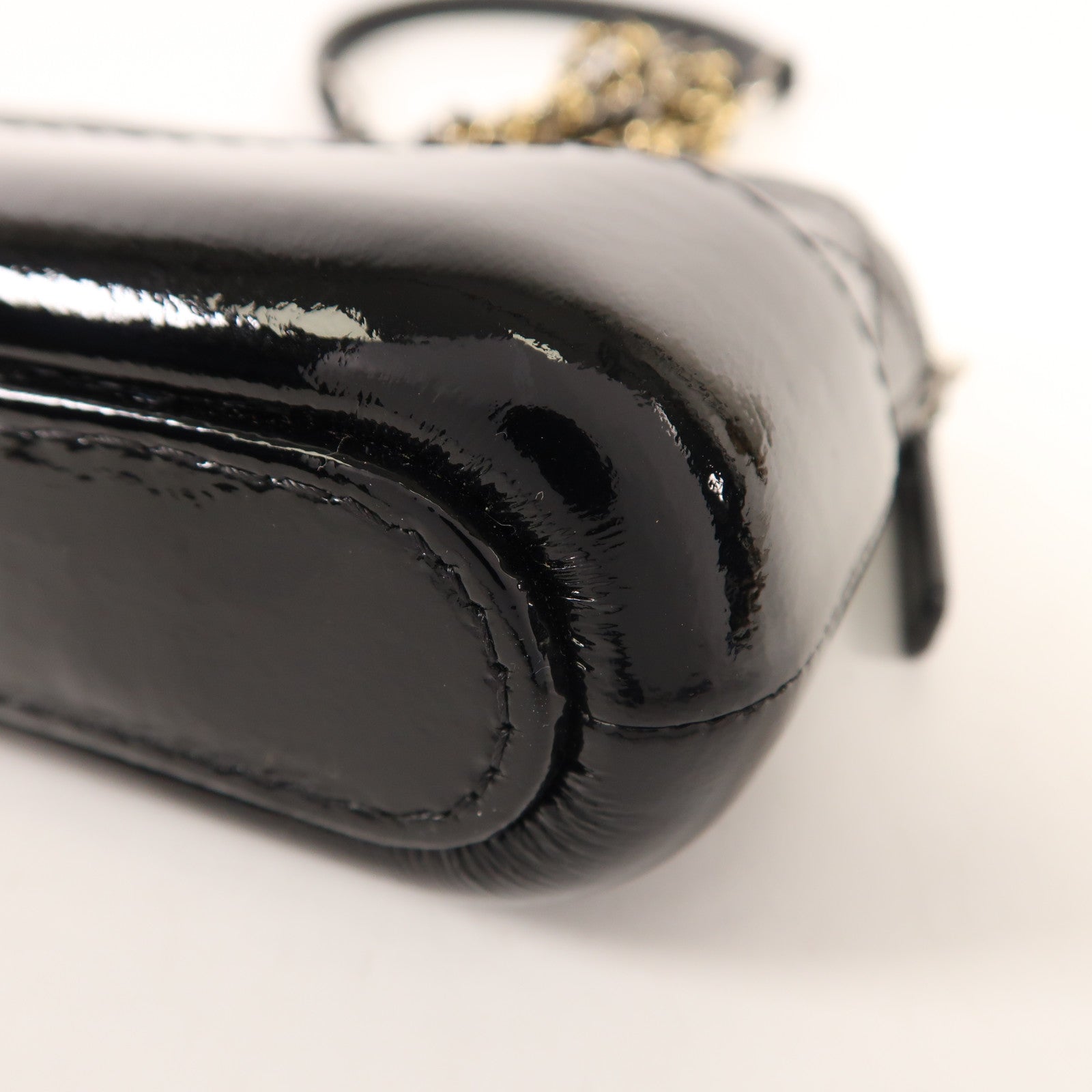 CHANEL 牛皮皮革Gabrielle Wallet On Chain鏈帶肩背袋