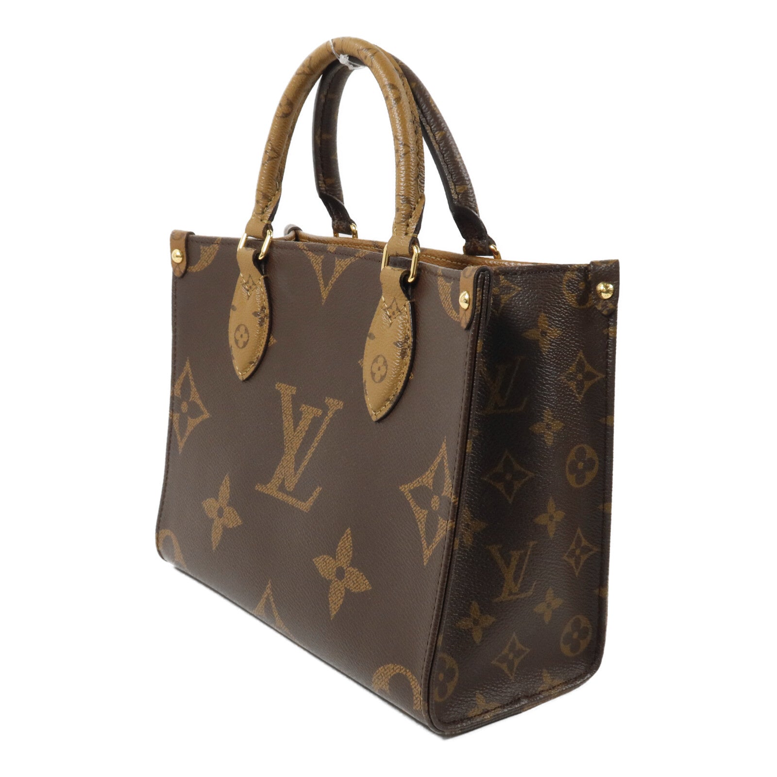 LOUIS VUITTON Monogram Giant On The Go PM手挽肩背兩用袋