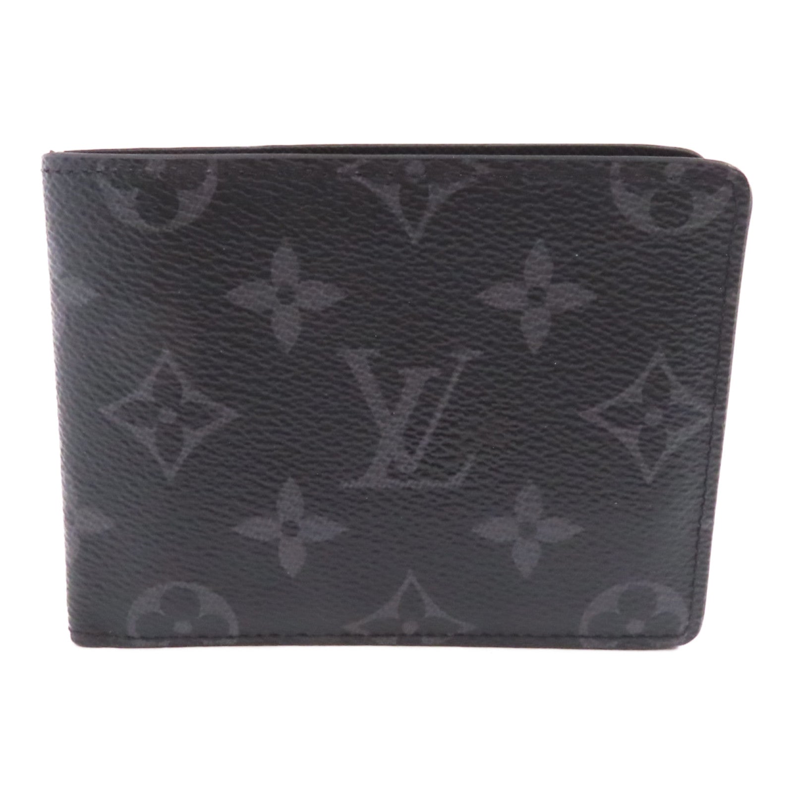 LOUIS VUITTON Monogram Eclipse Slender Wallet錢包黑色/灰色