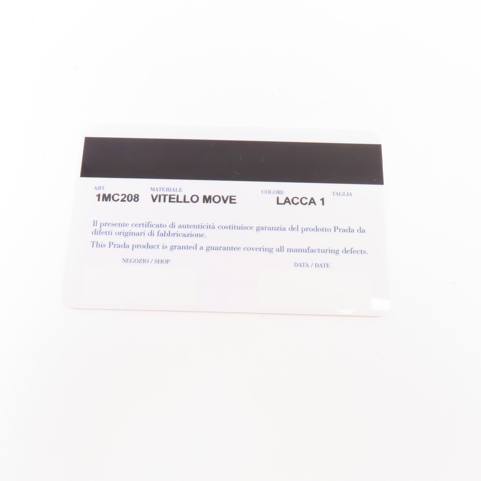 PRADA 牛皮皮革Card Case金扣卡片套紅色