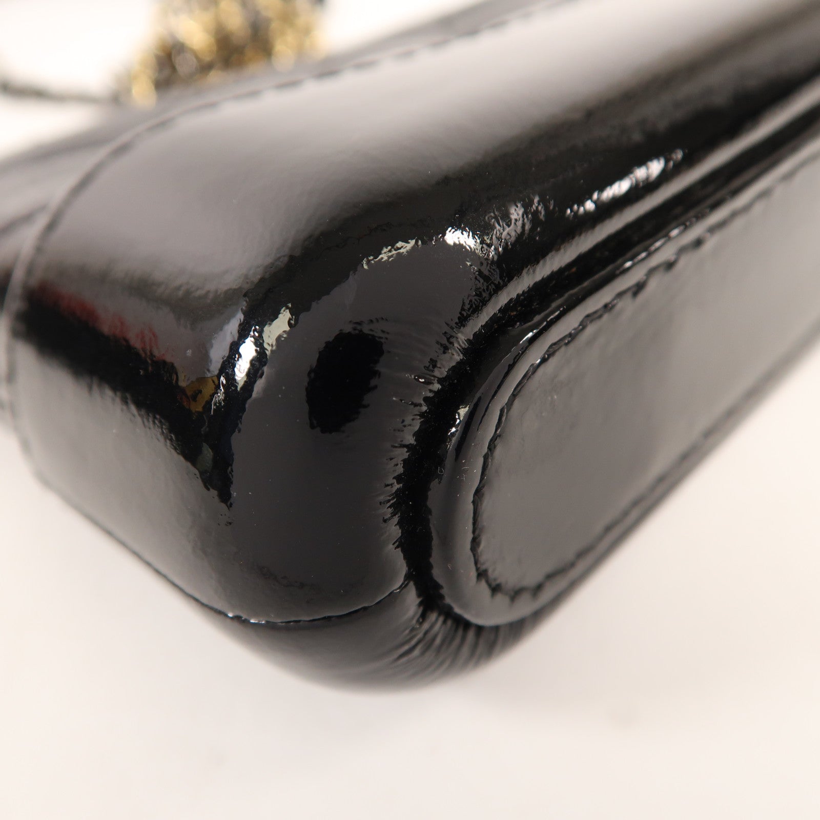 CHANEL 牛皮皮革Gabrielle Wallet On Chain鏈帶肩背袋