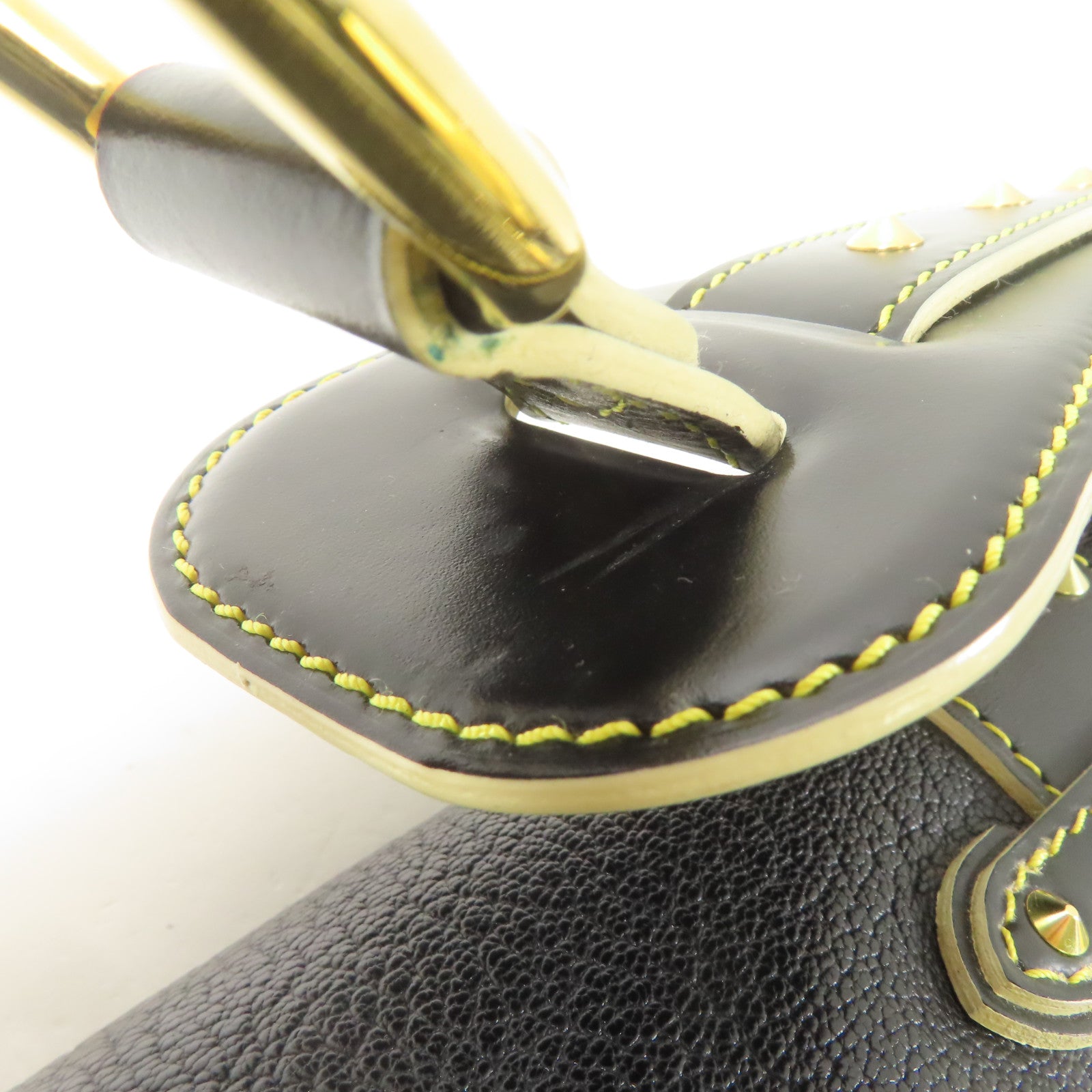 LOUIS VUITTON Suhari Suhari Confidant金扣肩背袋黑色