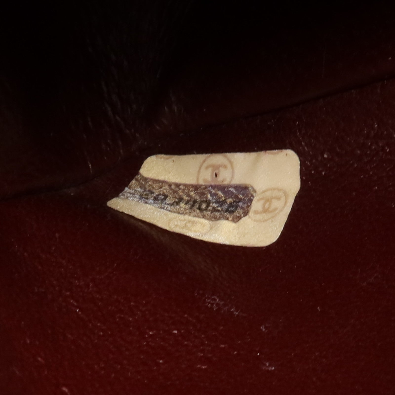 CHANEL 羊皮皮革Vintage Bag金扣鏈帶肩背袋