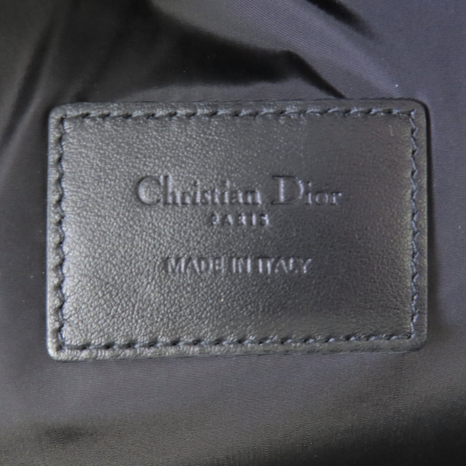 Dior Oblique帆布Diortravel Backpack銀扣背包啡色/藍色