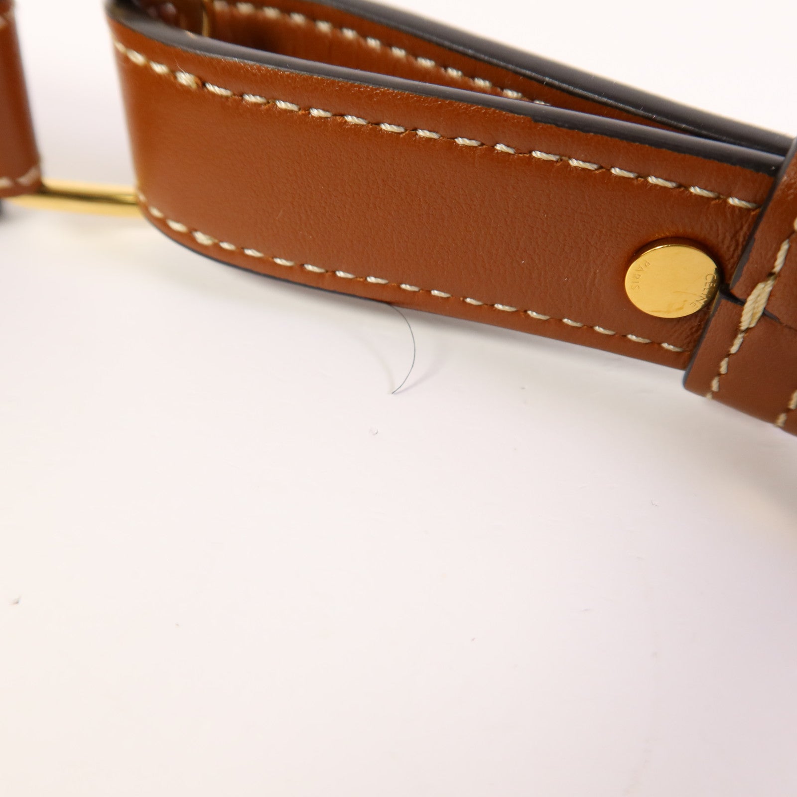 CELINE 牛皮皮革Ava Bag金扣肩背袋