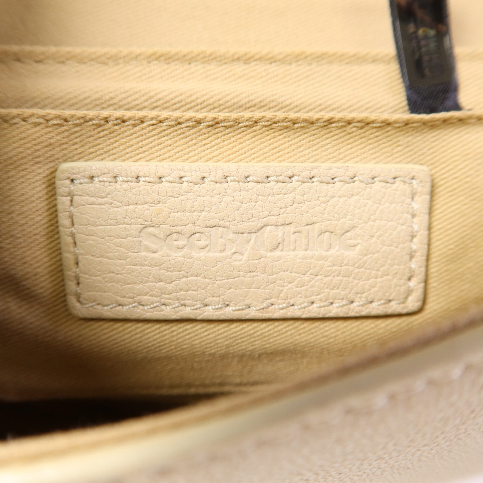 SEE BY CHLOE 牛皮皮革Shoulder Bag金扣肩背袋