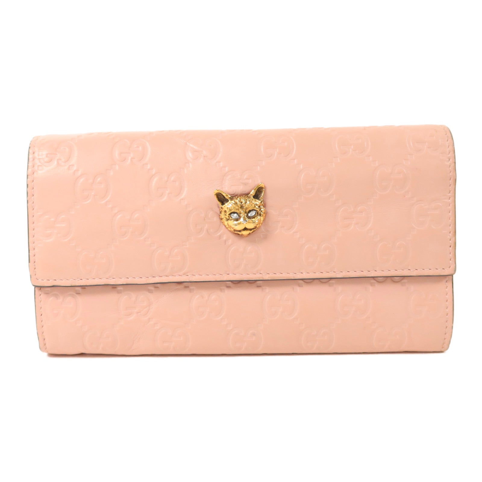 GUCCI 牛皮皮革Guccissima Long Wallet長錢包