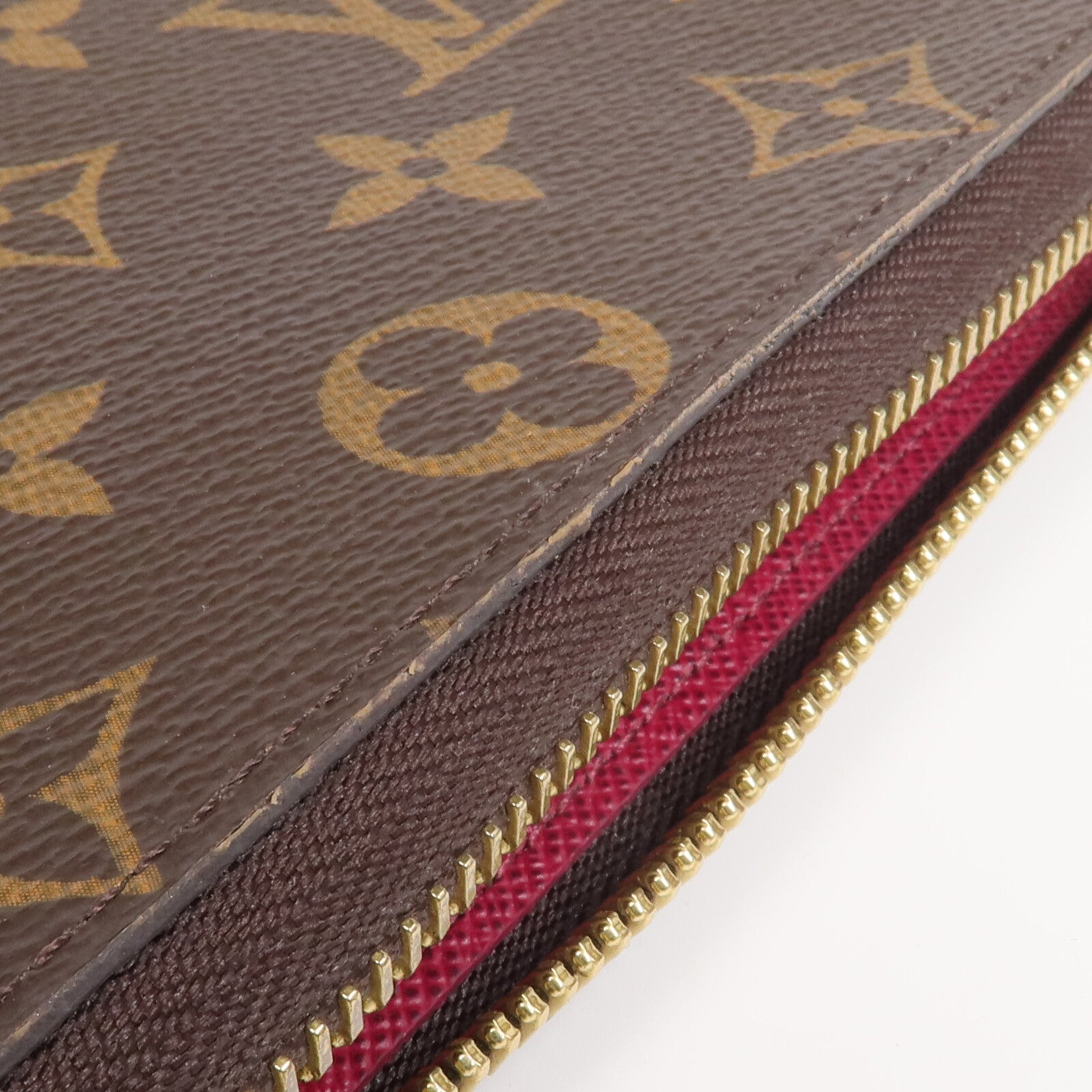 LOUIS VUITTON Monogram Clemence Wallet金扣長錢包