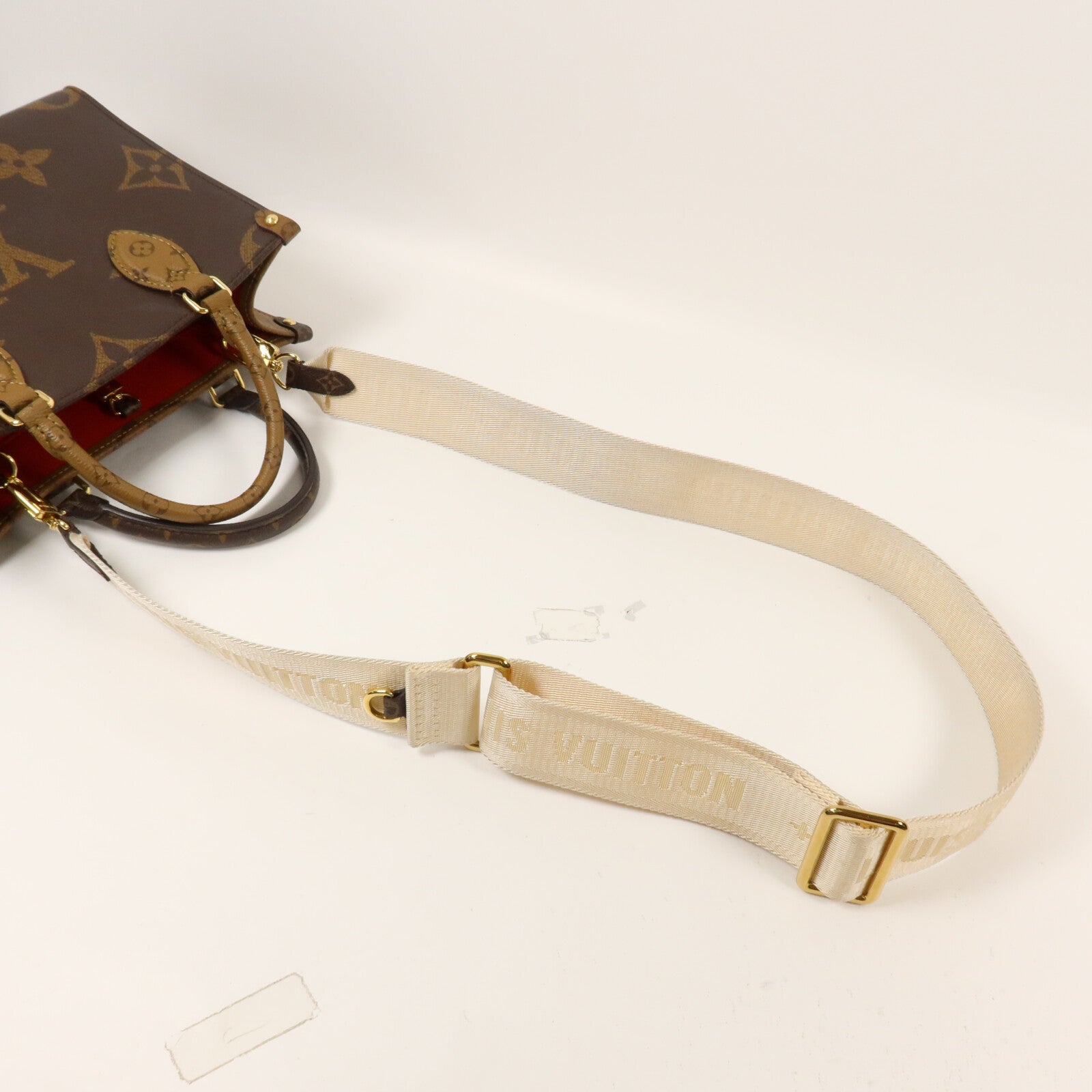 LOUIS VUITTON Monogram Giant On The Go PM手挽肩背兩用袋