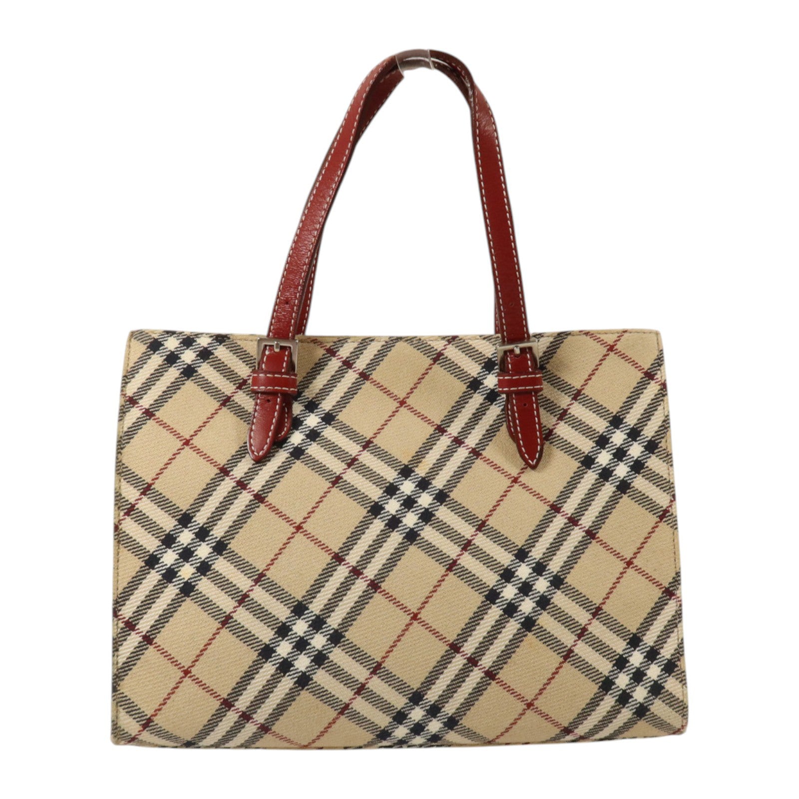 BURBERRY 帆布Tote Bag銀扣手挽袋