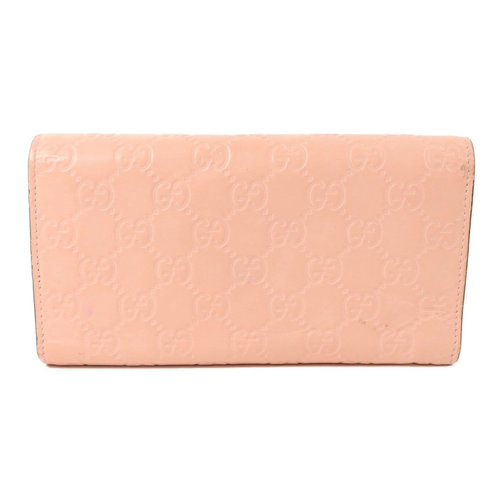 GUCCI 牛皮皮革Guccissima Long Wallet長錢包