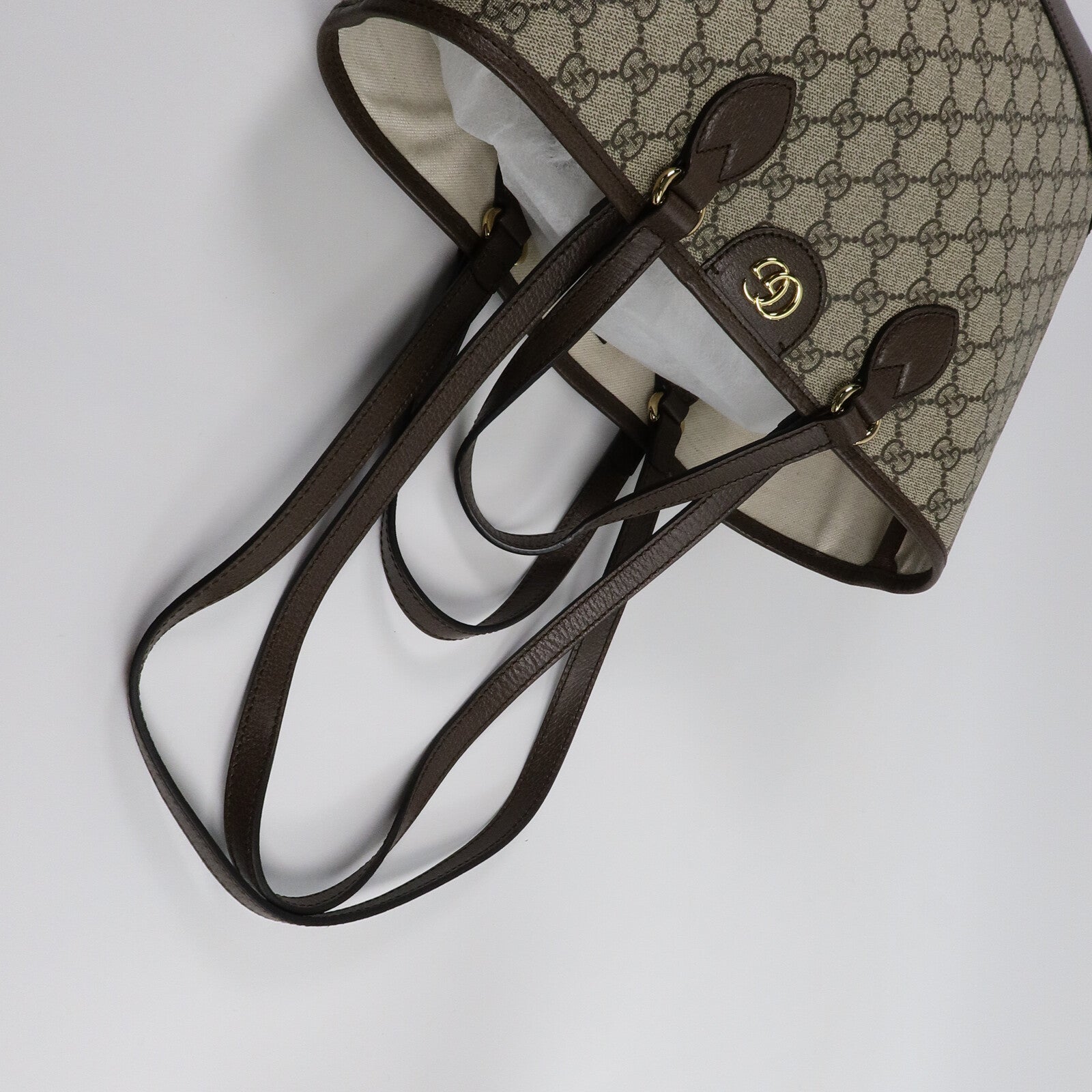 GUCCI 塗層帆布Ophidia Supreme Tote Bag手挽肩背兩用袋