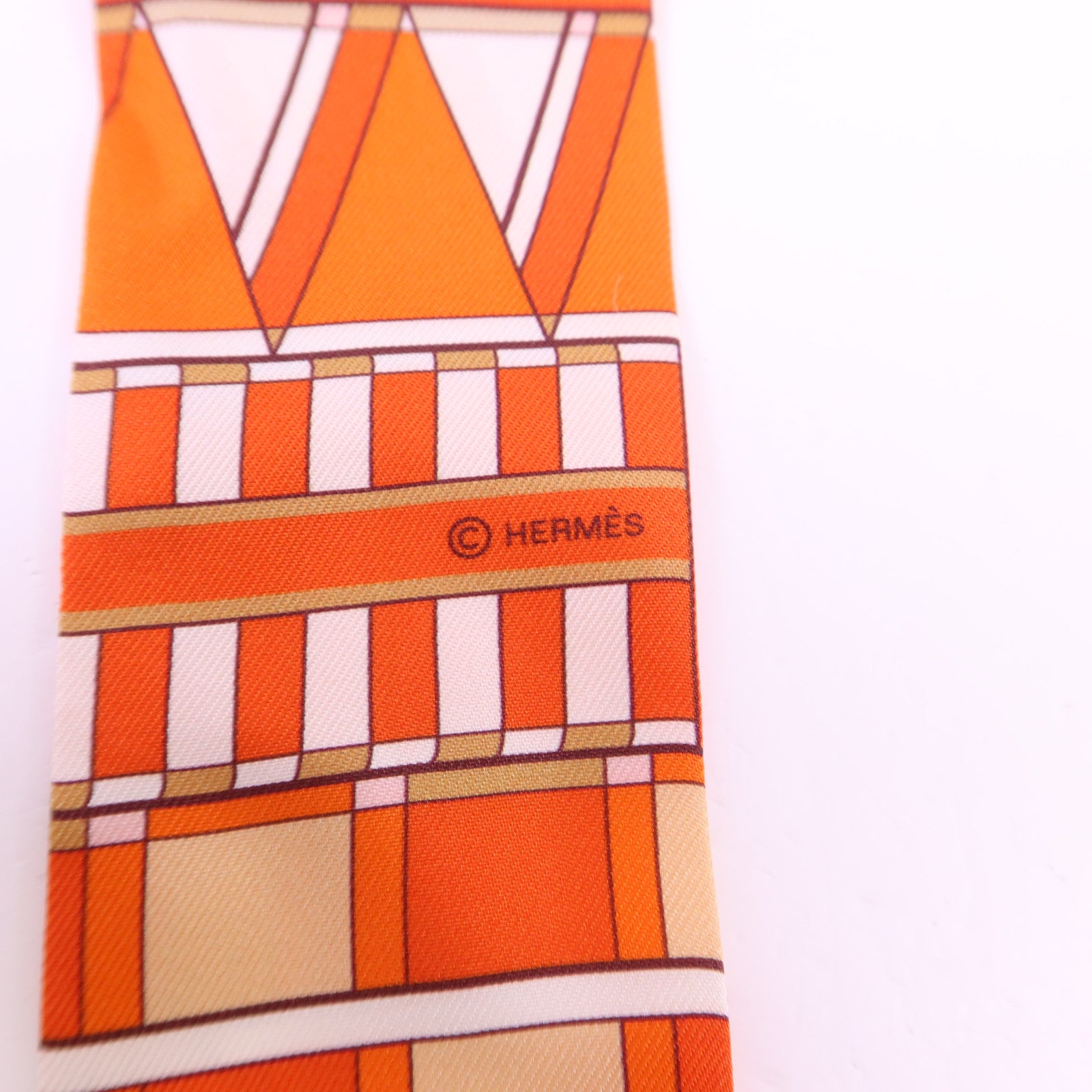 HERMES 絲質Twilly絲巾