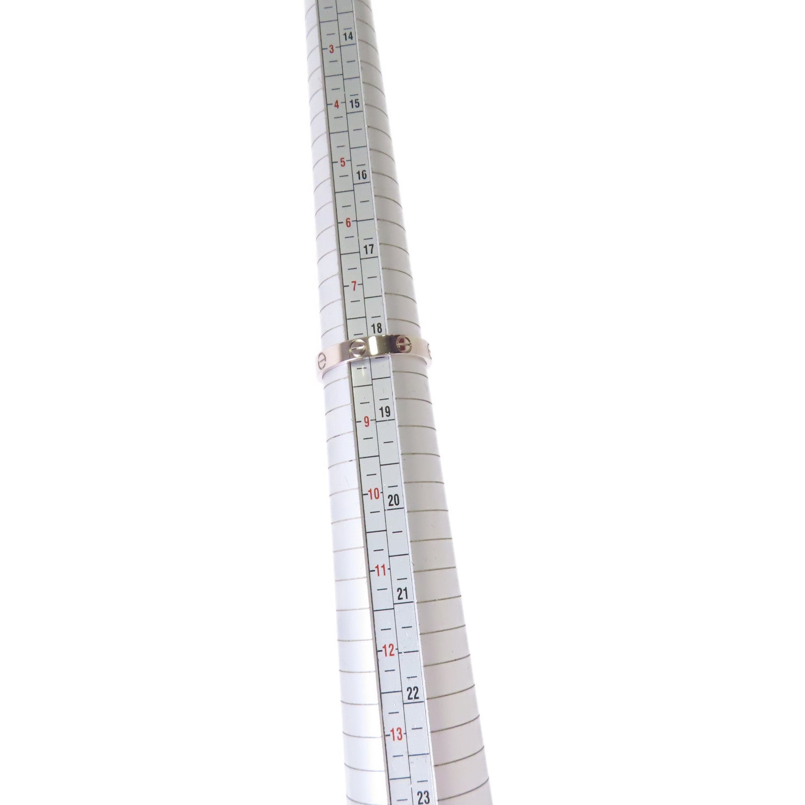 CARTIER 【激減優惠】18K白金Love Ring Small Model戒指Cartier#57/US#7.75