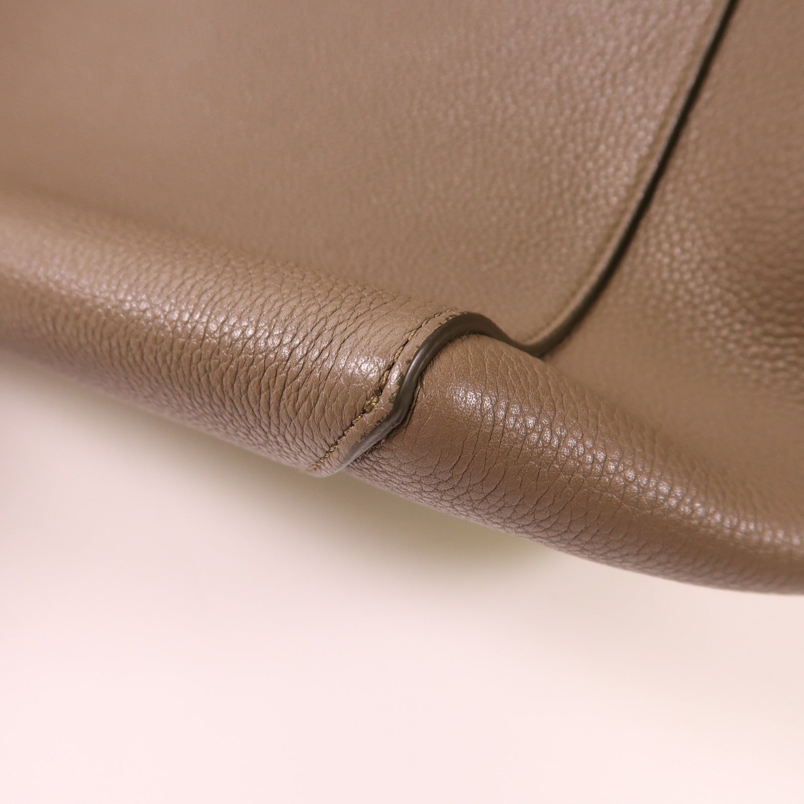 CELINE 牛皮皮革Shoulder Tote Bag金扣肩背袋
