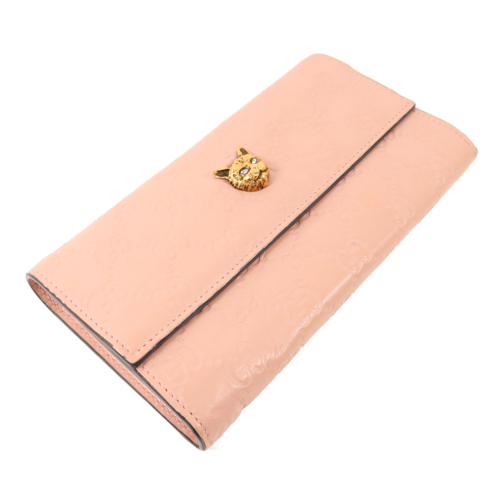 GUCCI 牛皮皮革Guccissima Long Wallet長錢包