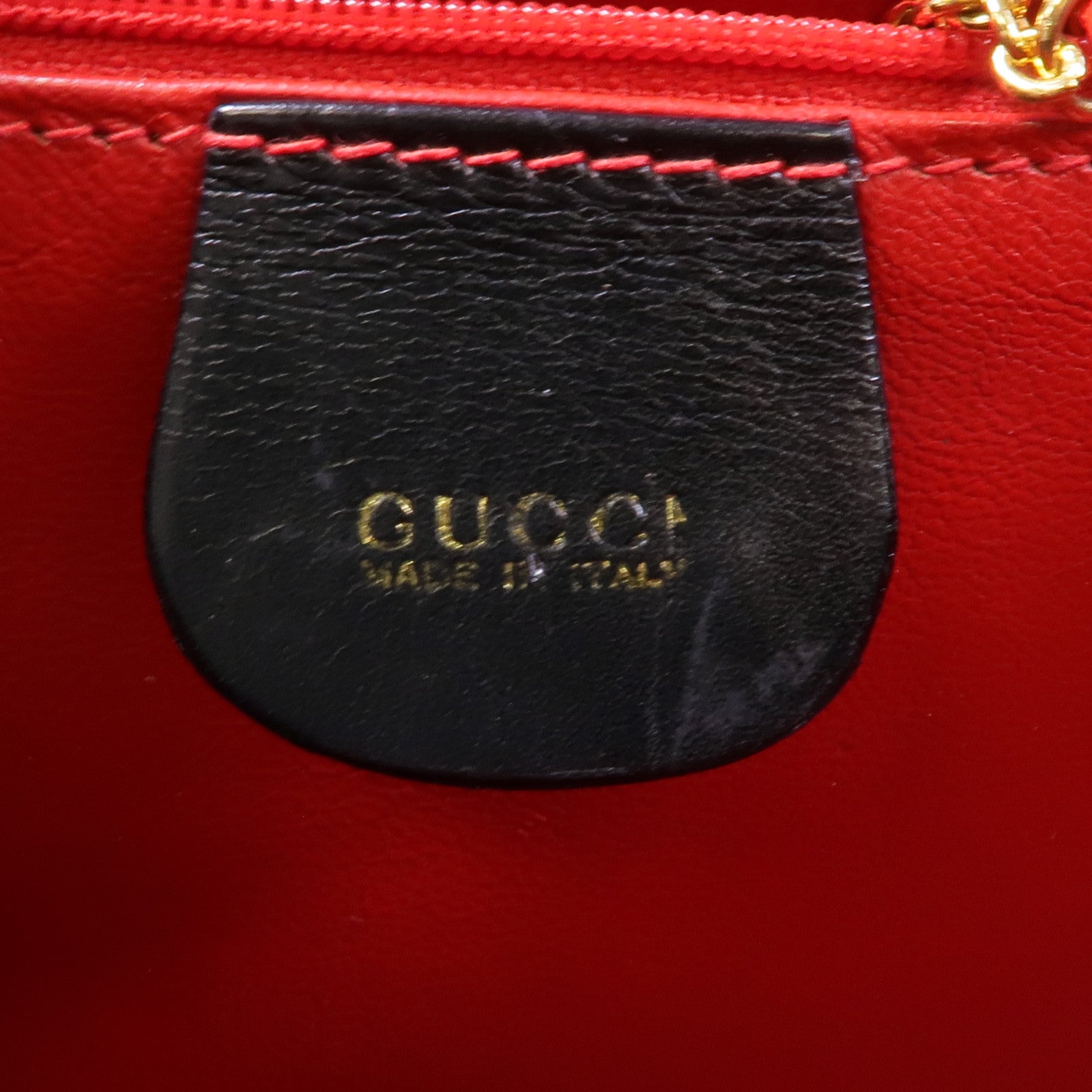 GUCCI 牛皮皮革Bamboo Shoulder Bag金扣肩背袋黑色