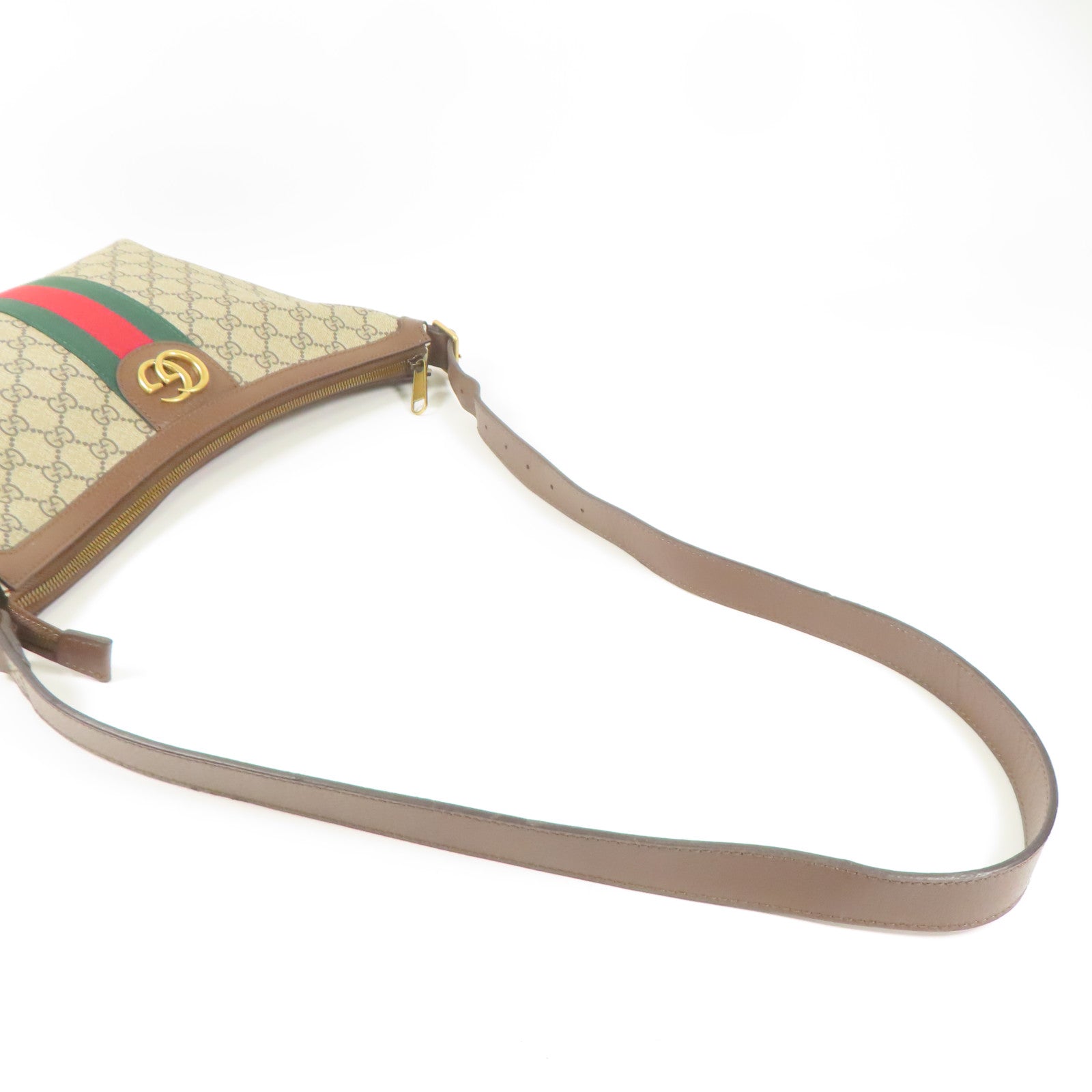GUCCI 塗層帆布Ophida金扣肩背袋