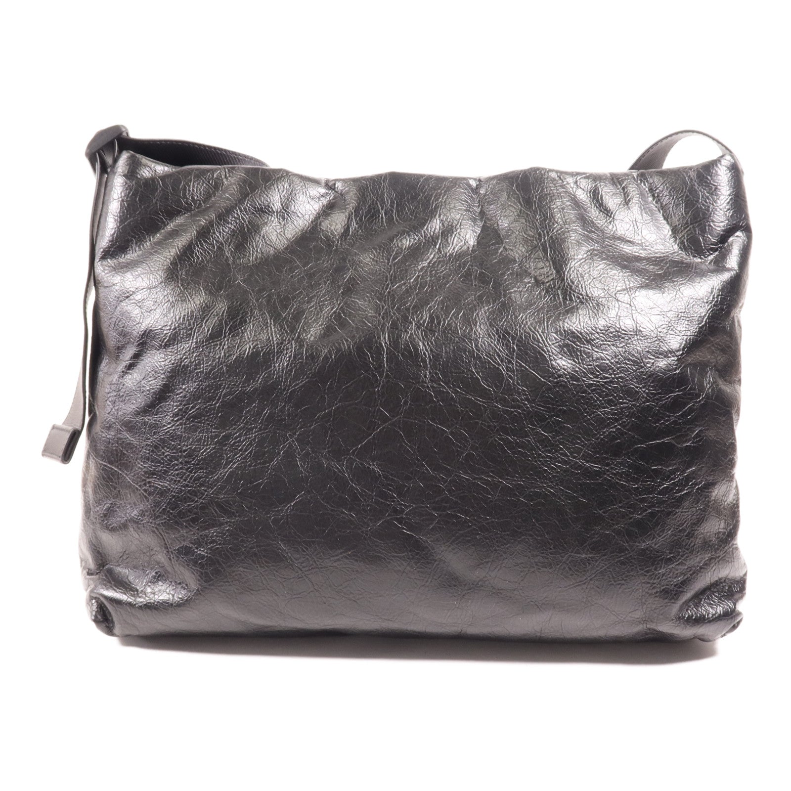 BALENCIAGA 牛皮皮革Shoulder Bag銀扣肩背袋