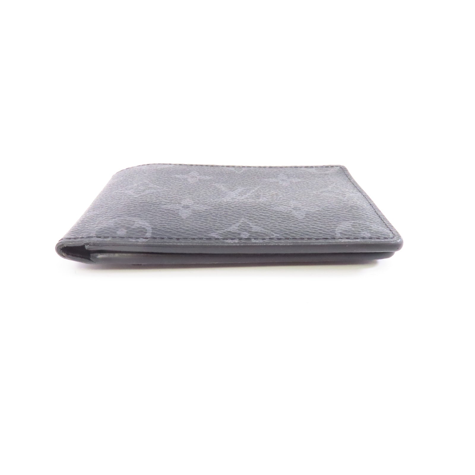 LOUIS VUITTON Monogram Eclipse Slender Wallet錢包黑色/灰色