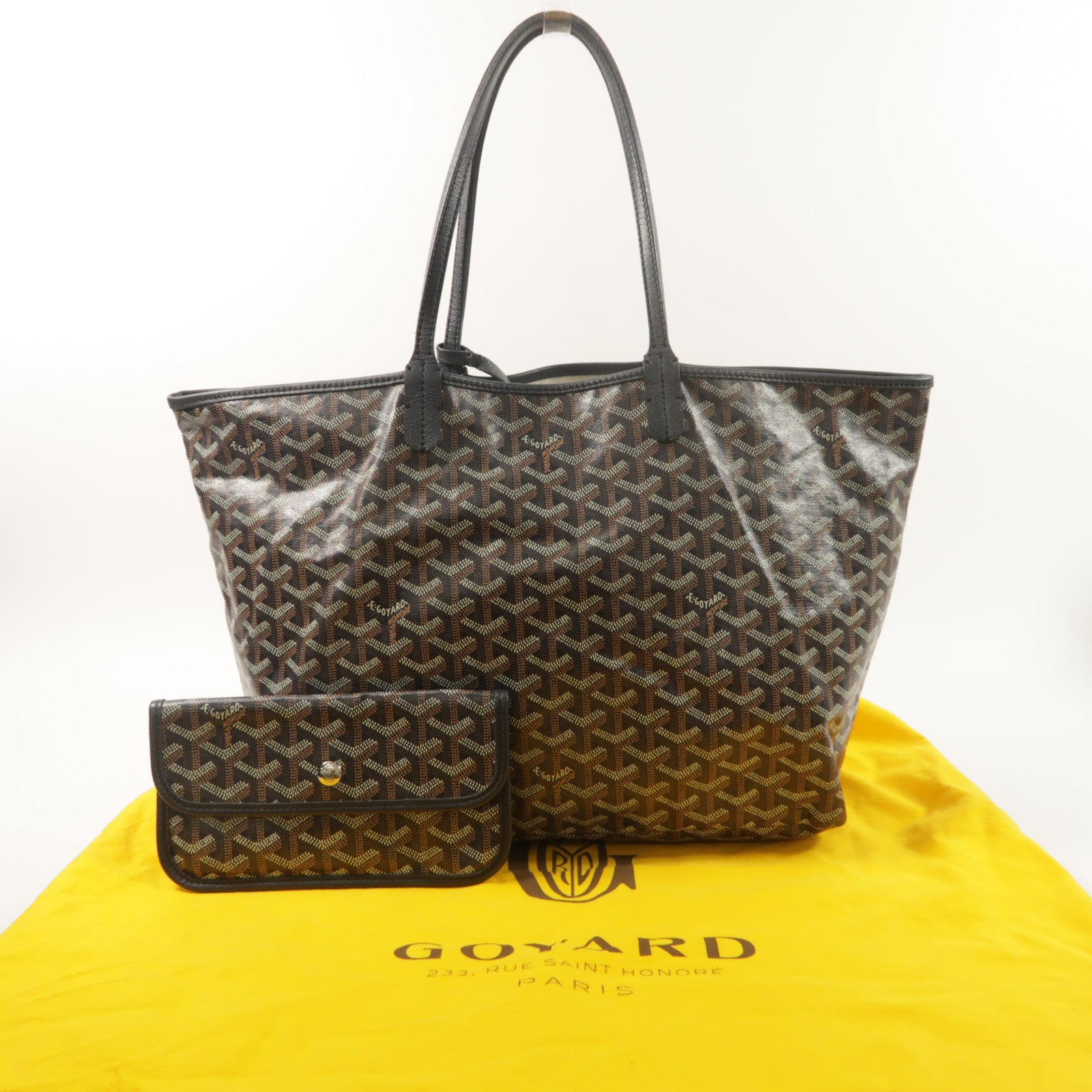 GOYARD 塗層帆布Saint Louis PM手挽袋
