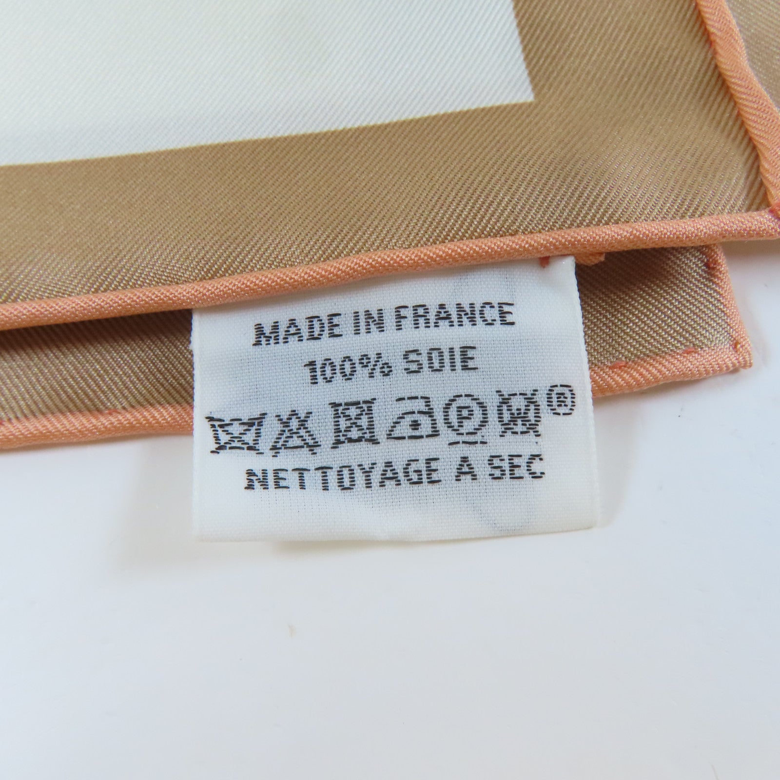 HERMES 【激減優惠】絲質Scarf絲巾白色/啡色/紫色/橙色