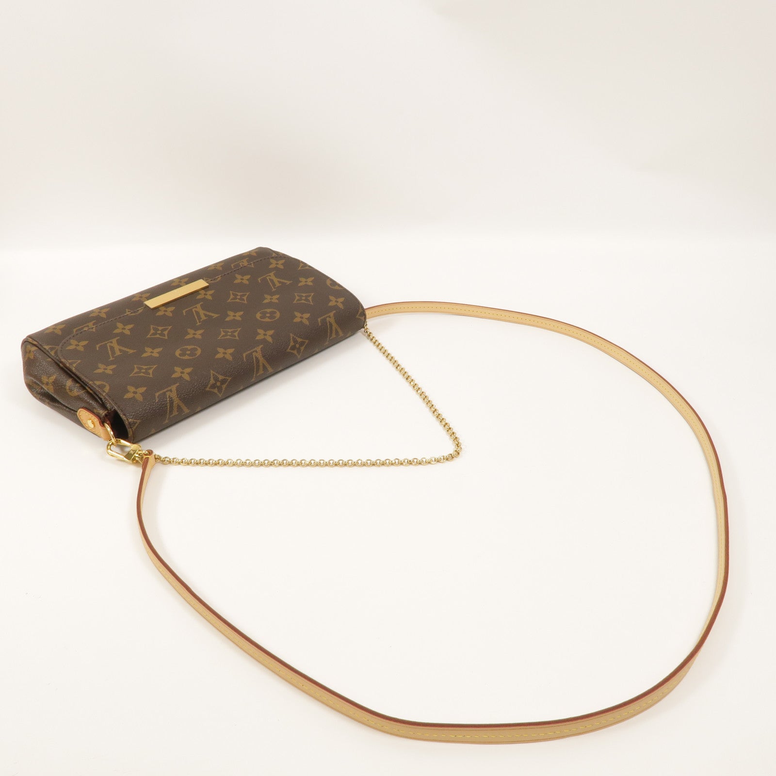 LOUIS VUITTON Monogram Favorite MM鏈帶手挽肩背兩用袋
