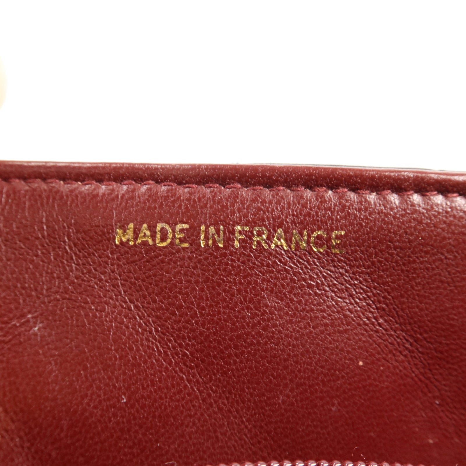 CHANEL 羊皮皮革Vintage Bag金扣鏈帶肩背袋