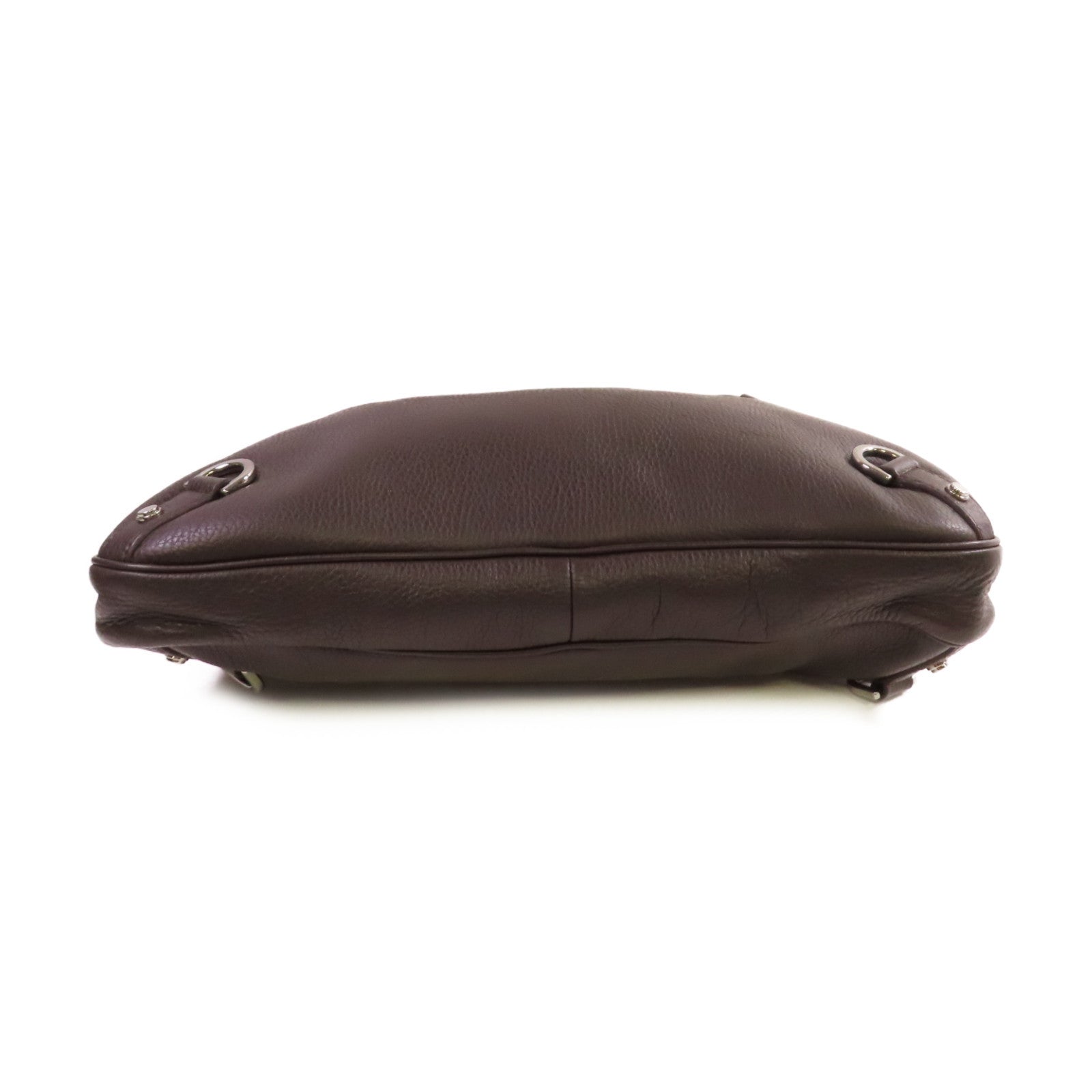GUCCI 牛皮皮革Abbey Hobo Shoulder Bag金扣肩背袋啡色