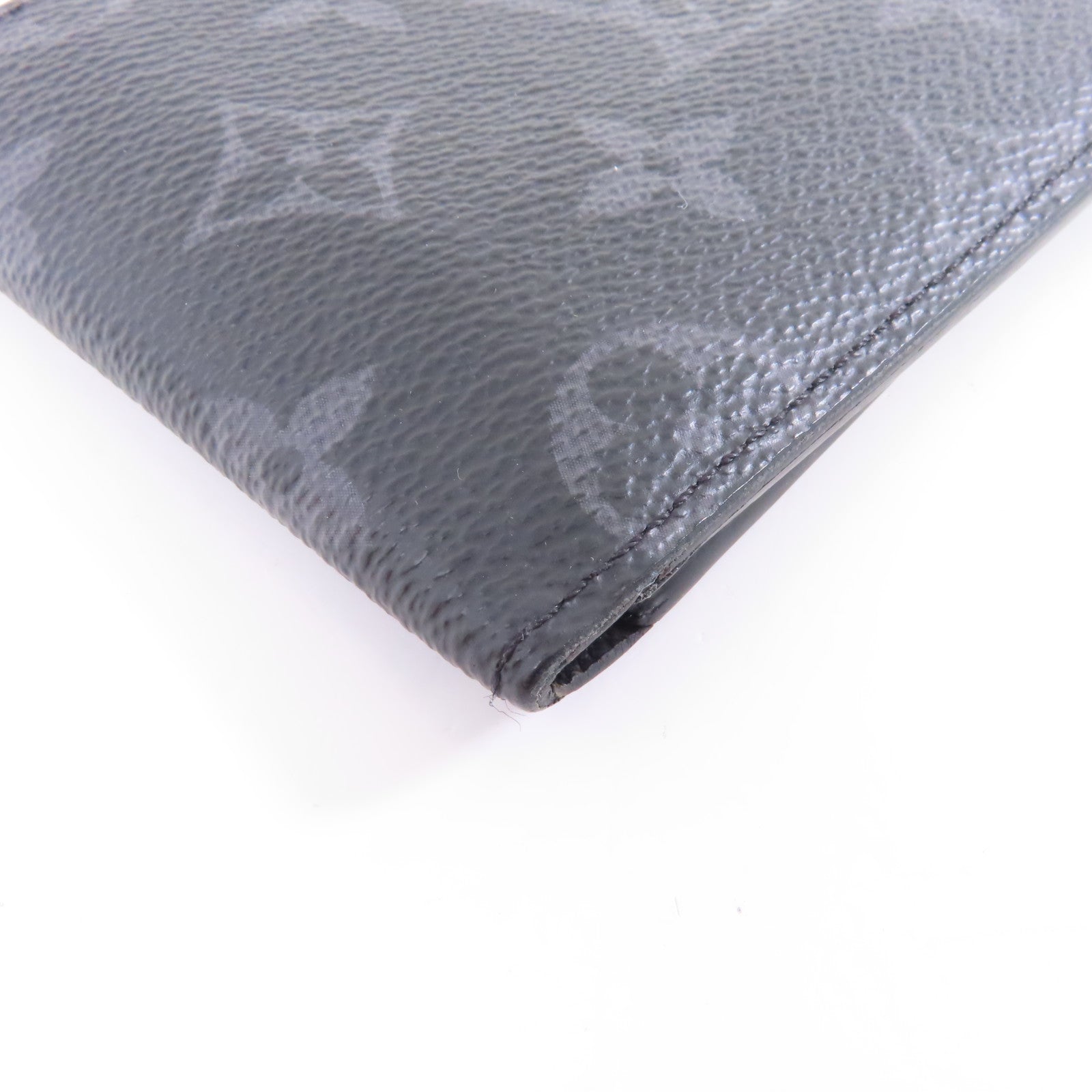 LOUIS VUITTON Monogram Eclipse Slender Wallet錢包黑色/灰色