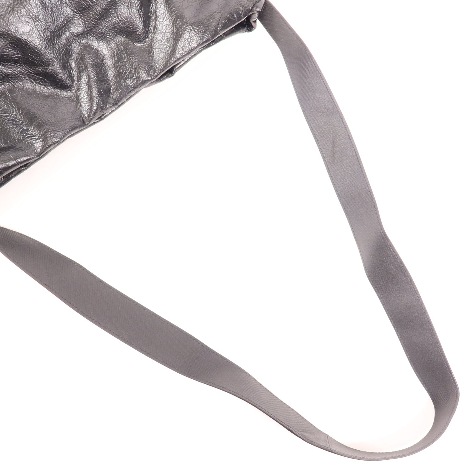 BALENCIAGA 牛皮皮革Shoulder Bag銀扣肩背袋