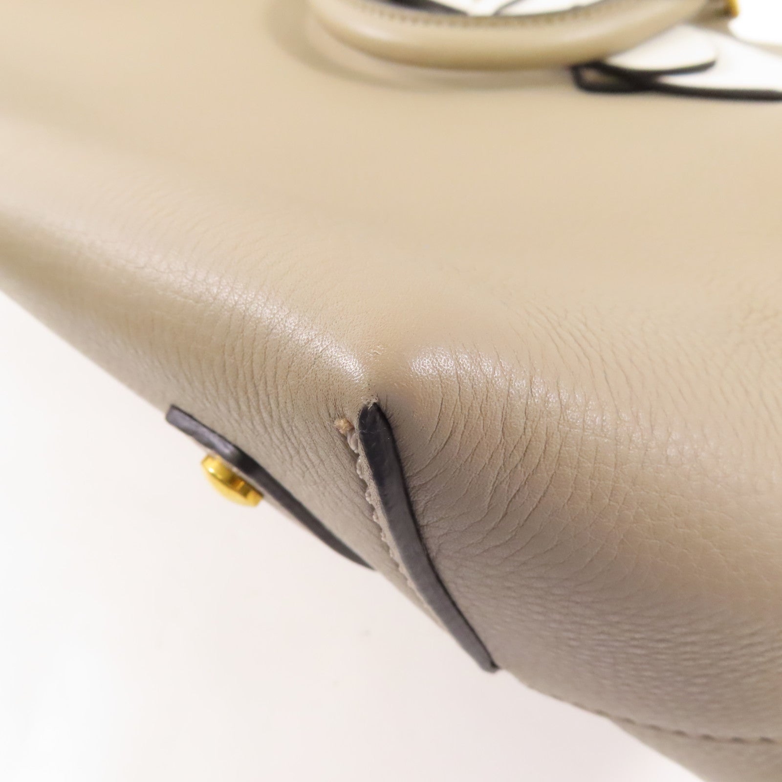 BURBERRY 【激減優惠】牛皮皮革2 Way Bag金扣手挽肩背兩用袋