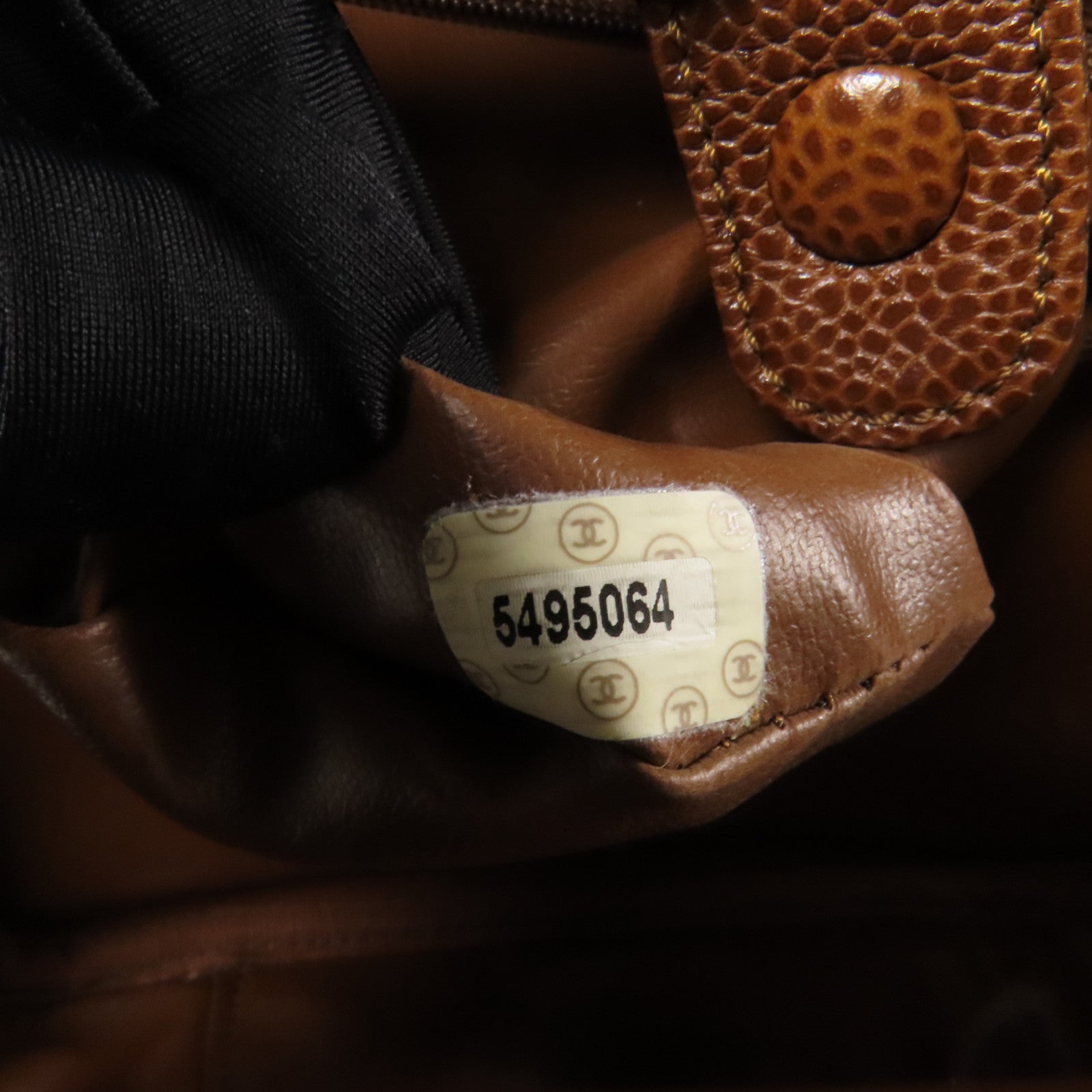 CHANEL 牛皮皮革Vintage Shoulder Bag金扣手挽肩背兩用袋