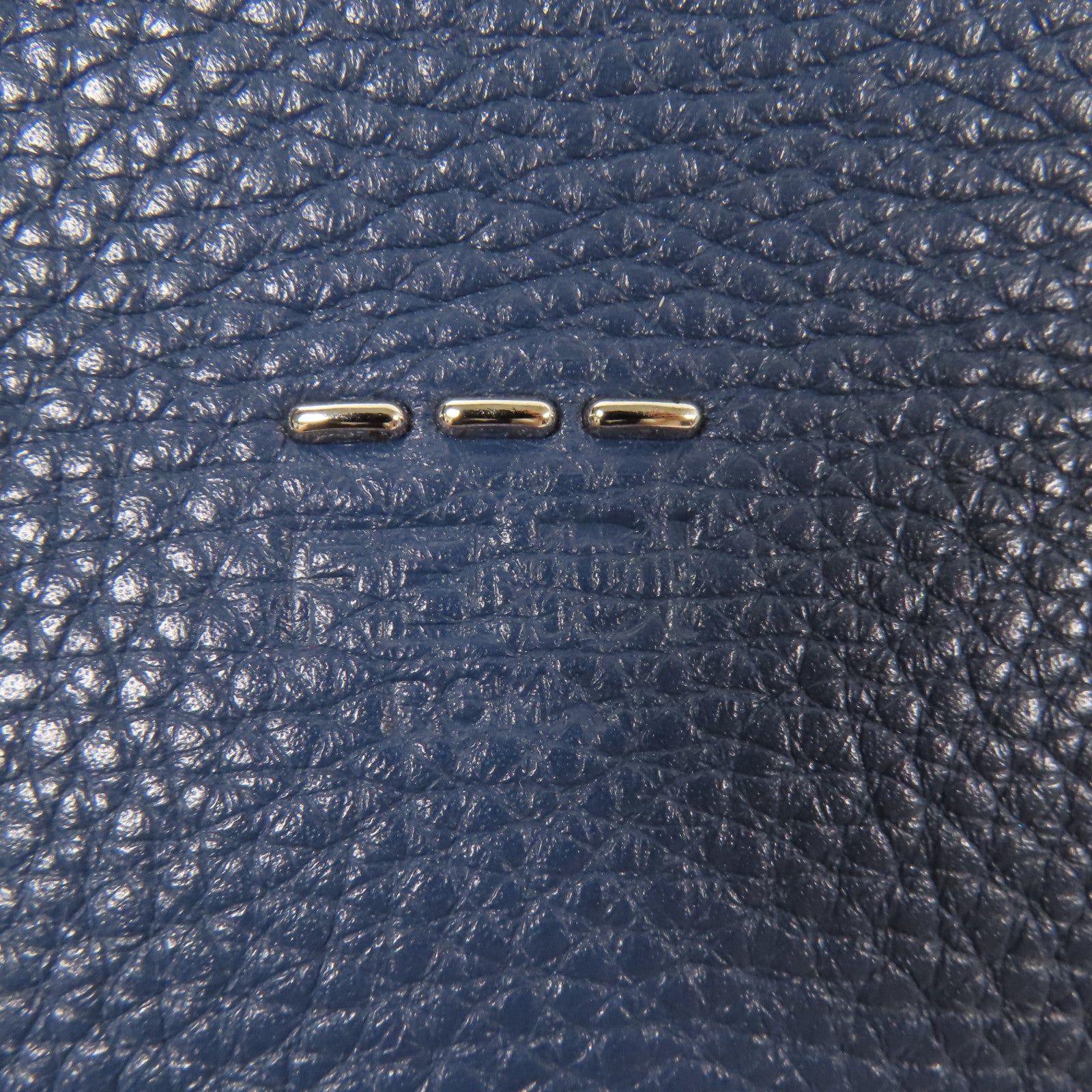 FENDI 牛皮皮革Shoulder Bag銀扣手挽肩背兩用袋