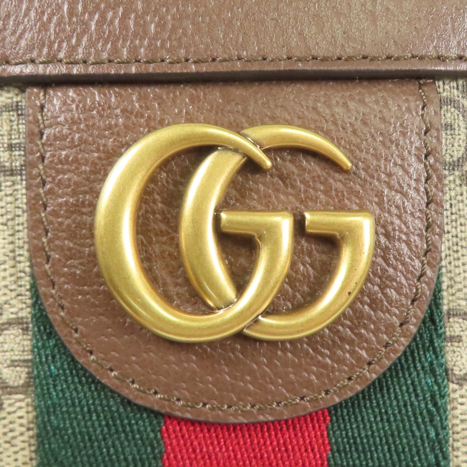 GUCCI 塗層帆布Ophida金扣肩背袋