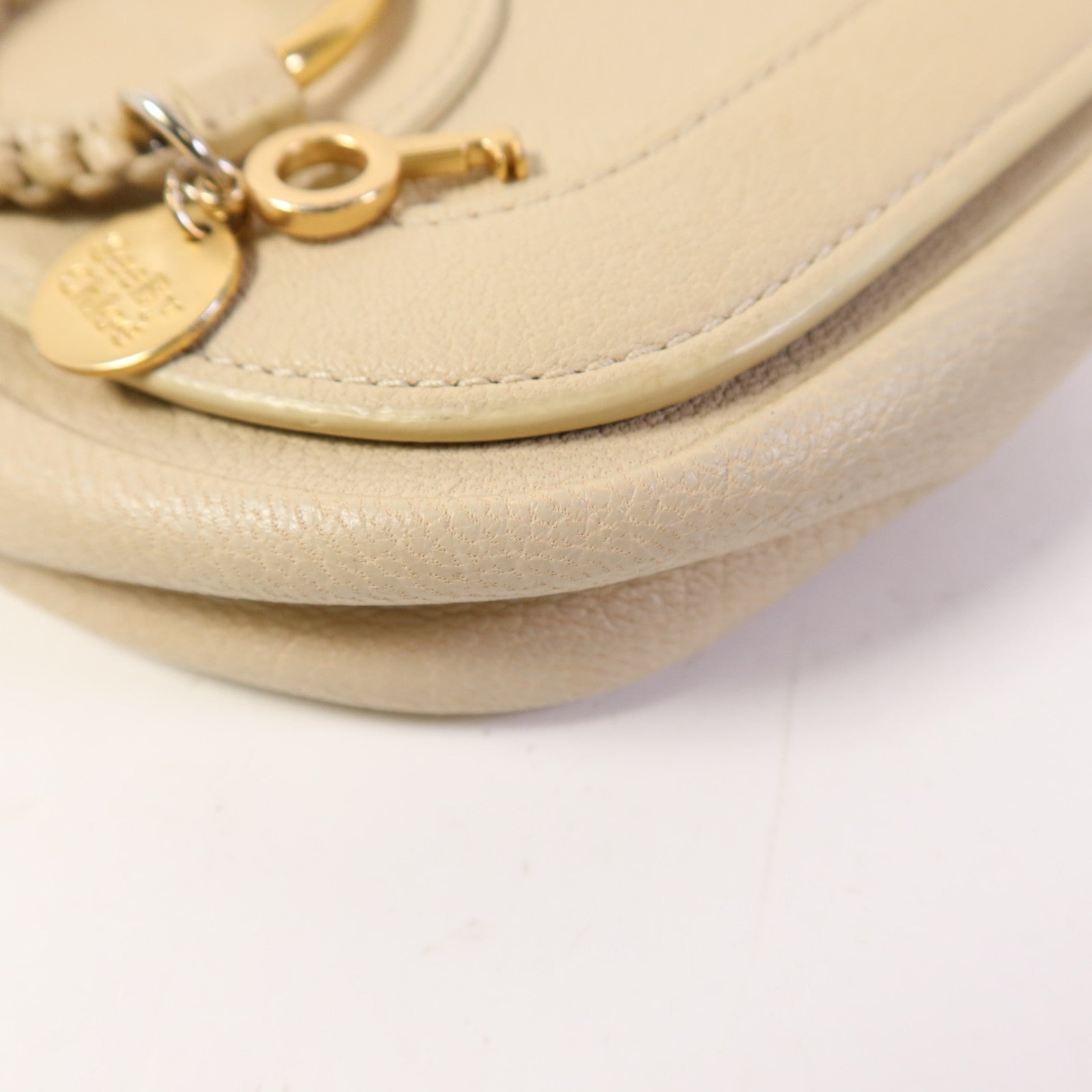 SEE BY CHLOE 牛皮皮革Shoulder Bag金扣肩背袋