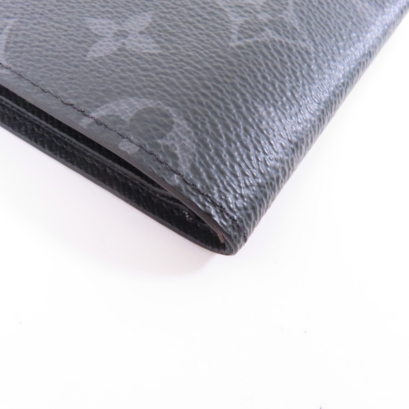 LOUIS VUITTON Monogram Eclipse Slender Wallet錢包黑色/灰色