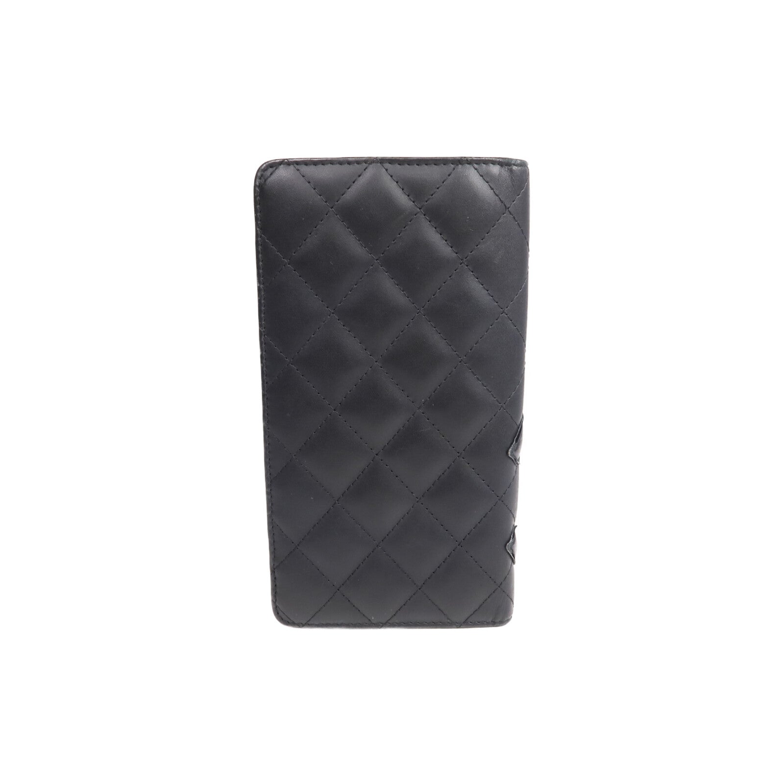 CHANEL 牛皮皮革Cambon Long Wallet銀扣長錢包