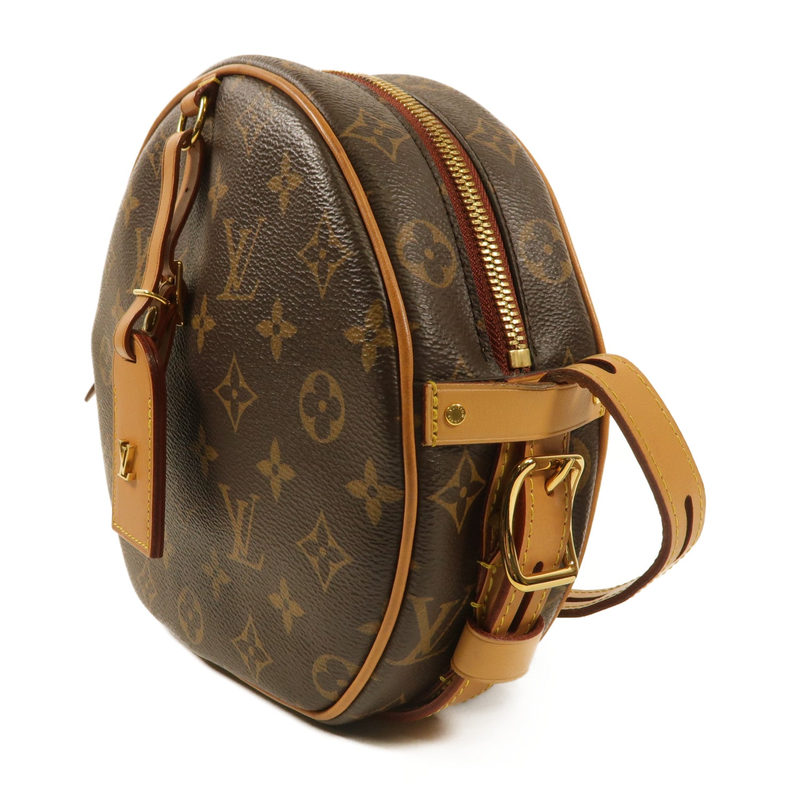 LOUIS VUITTON Monogram Boite Chapeau Souple金扣肩背袋
