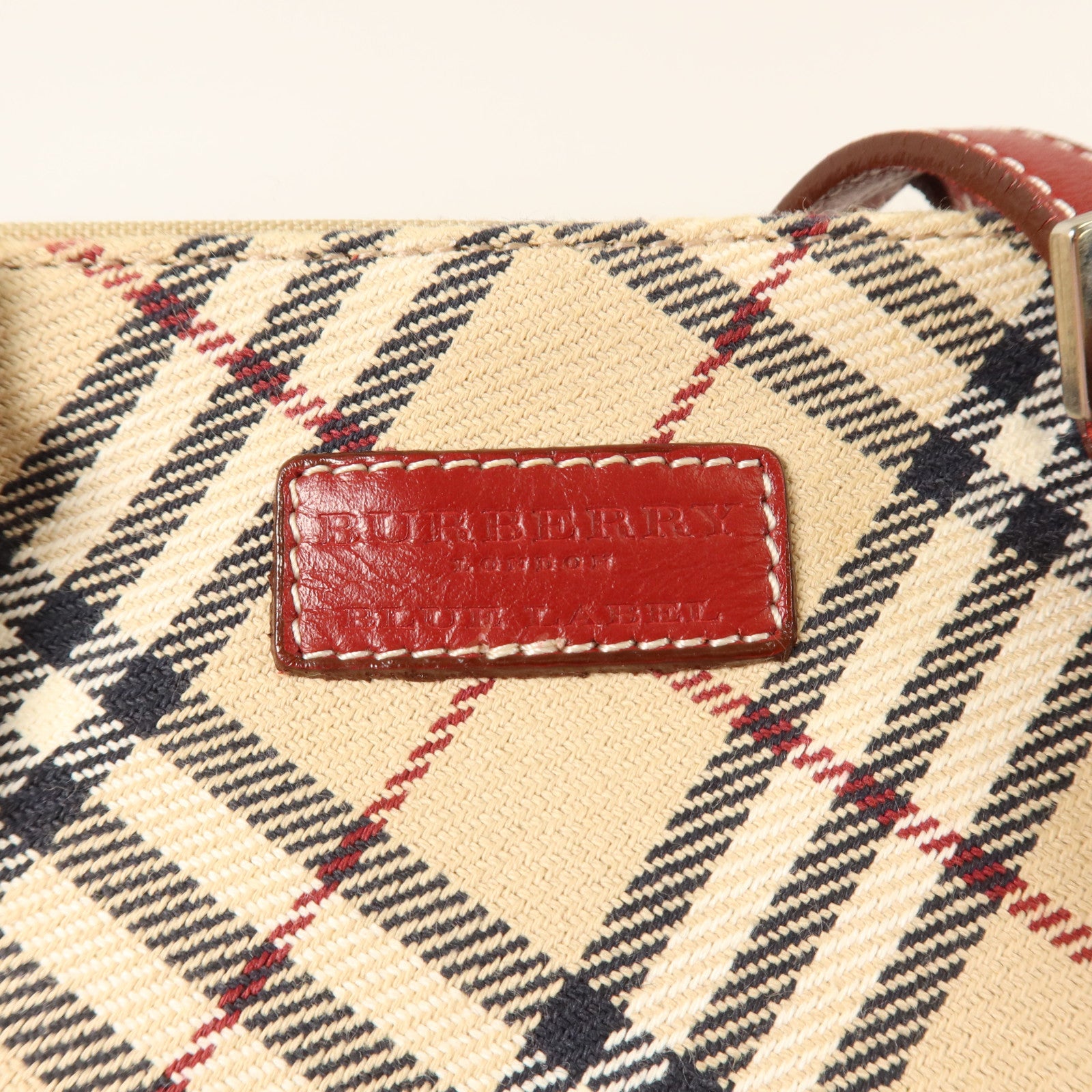 BURBERRY 帆布Tote Bag銀扣手挽袋