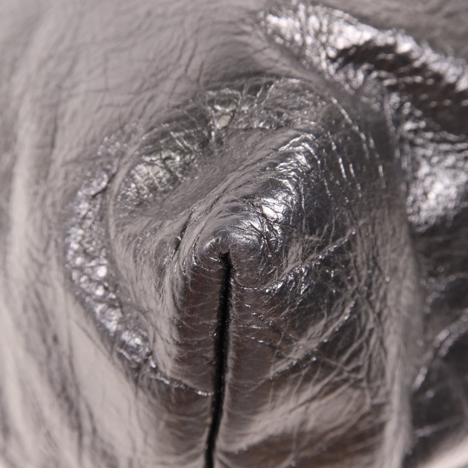 BALENCIAGA 牛皮皮革Shoulder Bag銀扣肩背袋