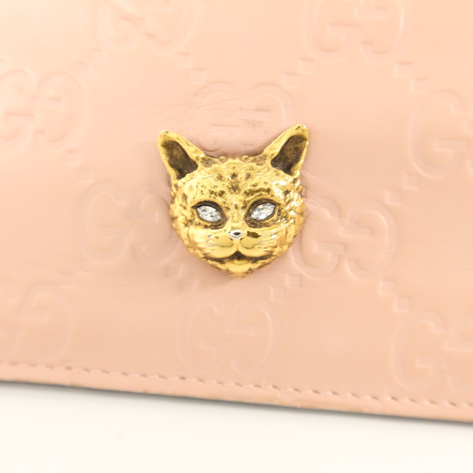 GUCCI 牛皮皮革Guccissima Long Wallet長錢包