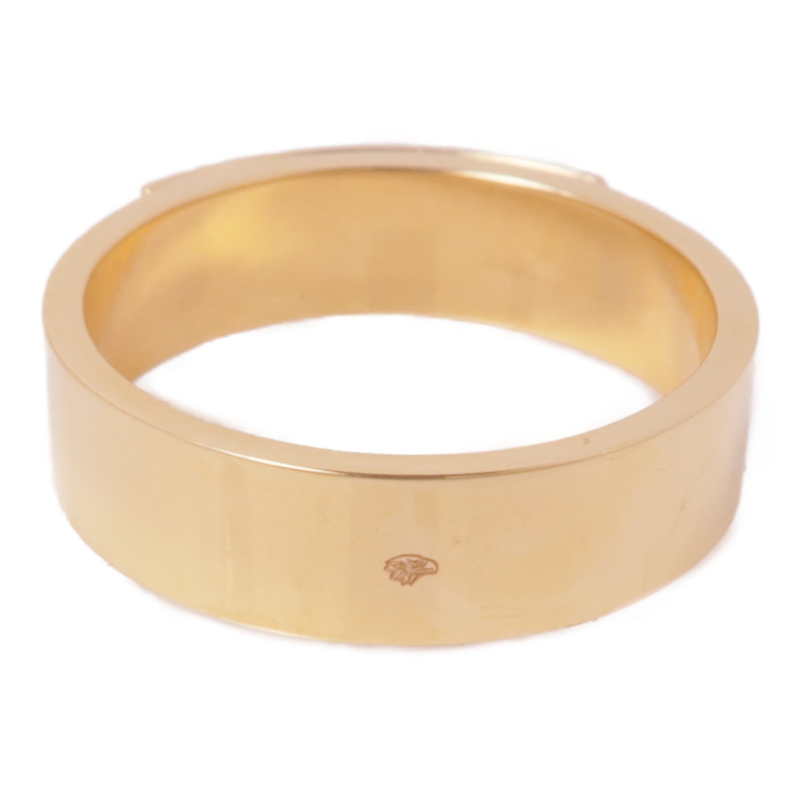 HERMES 18K玫瑰金/鑽石Kelly Diamond Ring戒指Hermes#53/US#6.5