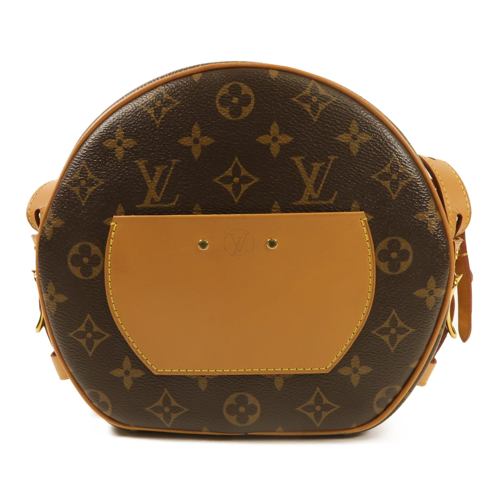 LOUIS VUITTON LV GHW Boite Chapeau Souple Shoulder Bag M45647 Monogram Brown