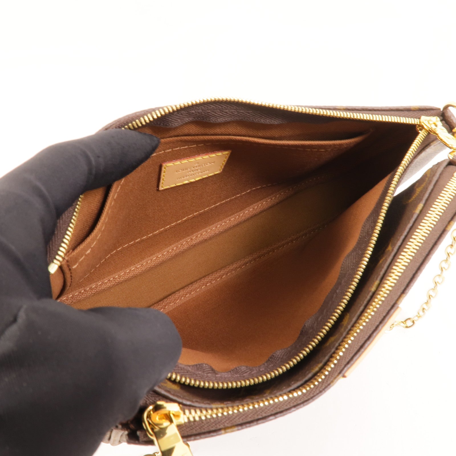 LOUIS VUITTON Monogram Multi Pochette Accessoires金扣肩背袋